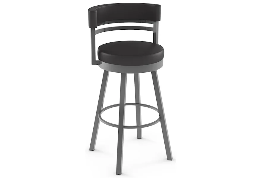 Urban 34" Spectator Height Ronny Swivel Stool by Amisco at Esprit Decor Home Furnishings